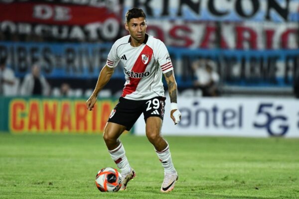 Se confirmó la lesión de Montiel y River queda sin lateral derecho para la Sudamericana