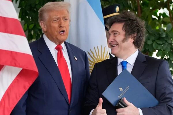 Milei celebró los dichos de Trump sobre Malvinas