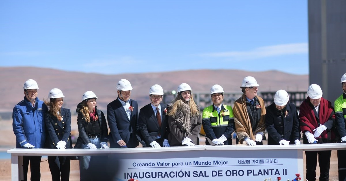 Posco inauguró una nueva planta de litio en el Salar del Hombre Muerto