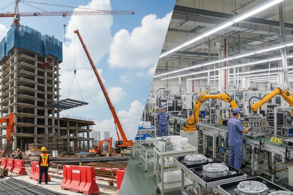 Industria y construcción repuntaron en agosto tras el bache de julio
